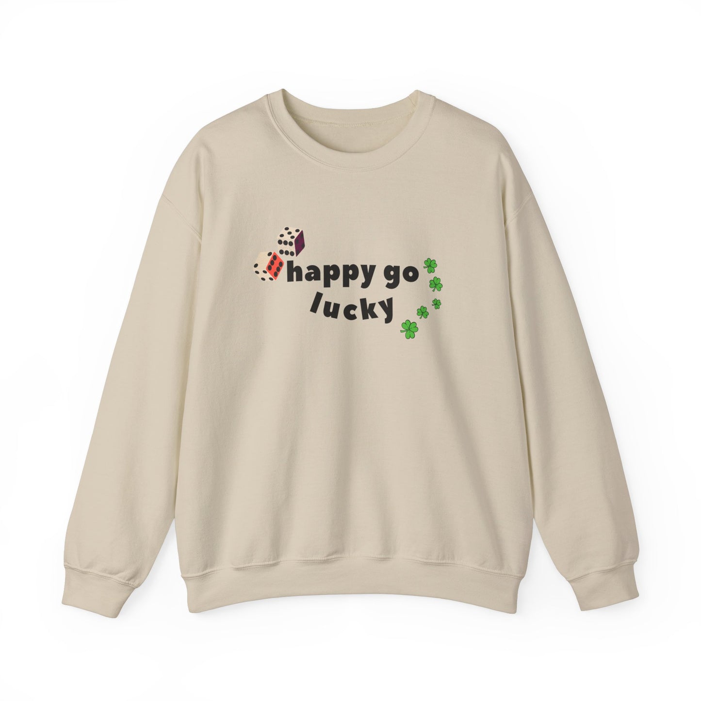 Happy Go Lucky Crewneck Sweatshirt