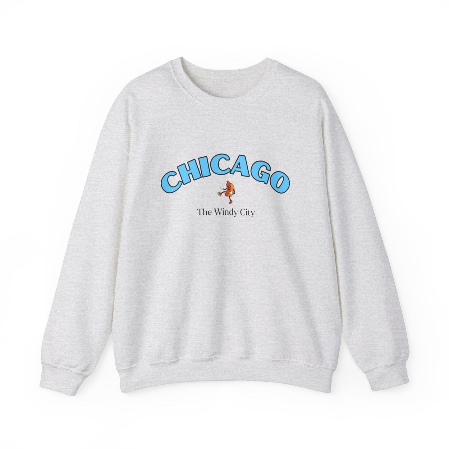 Chicago Windy City (Blue) Crewneck Sweatshirt