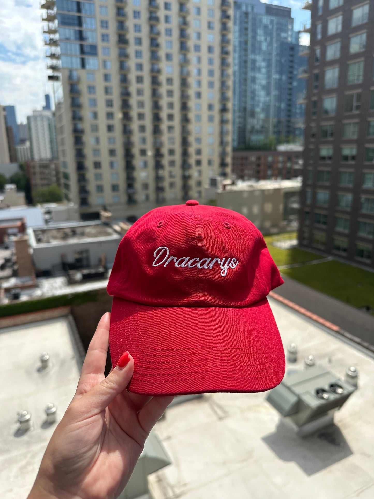 Dracarys Dad Hat (red)