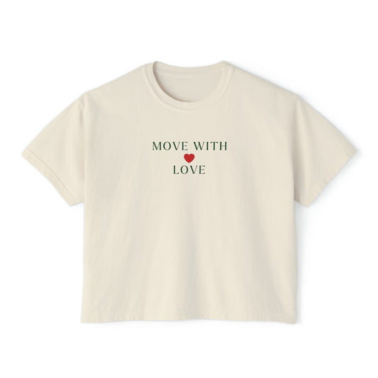 Move With Love Boxy Tee