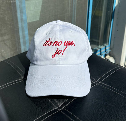 CUSTOM Embroidered Hat (White)