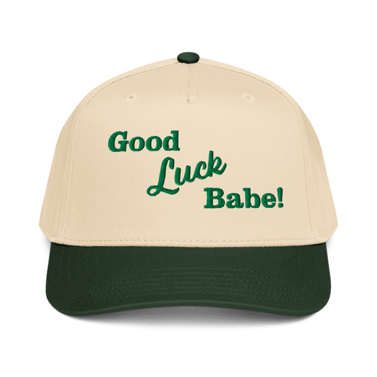 Good Luck Babe Snap Hat - embroidered