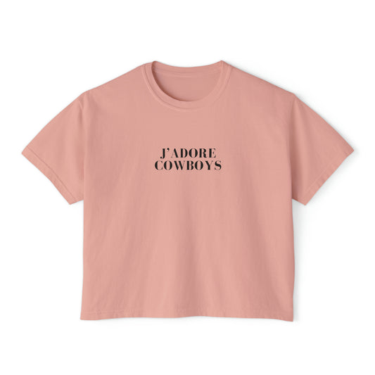 J'adore Cowboys Boxy Tee