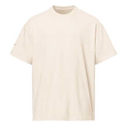 CUSTOM Initials Boxy T-Shirt Sleeve, Embroidered, (men's fit)