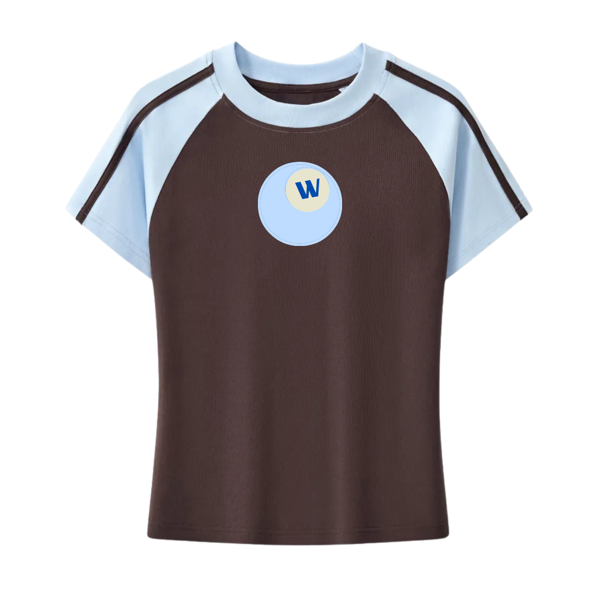 Chicago W Cubs Pool Ball Cropped/Fitted Tee