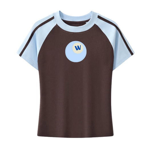 Chicago W Cubs Pool Ball Cropped/Fitted Tee