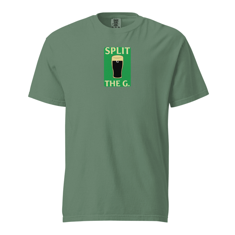 Split the G T Shirt - Comfort Colors