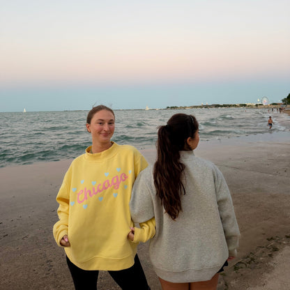 Chicago Hearts Mockneck Sweatshirt (Multiple Colors)