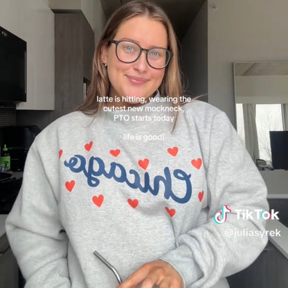 Chicago Hearts Mockneck Sweatshirt (Multiple Colors)