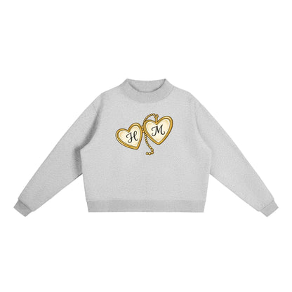 CUSTOM Initials Mockneck Sweatshirt (Multiple Colors)