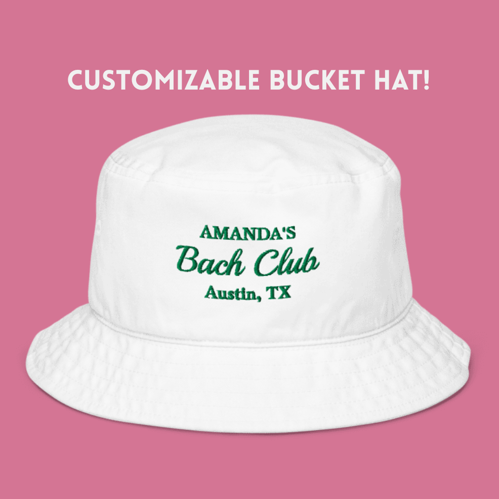 CUSTOM Bach Bucket Hat - embroidered