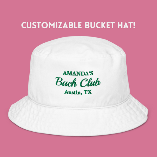 CUSTOM Bach Bucket Hat - embroidered
