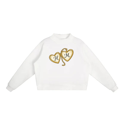CUSTOM Initials Mockneck Sweatshirt (Multiple Colors)
