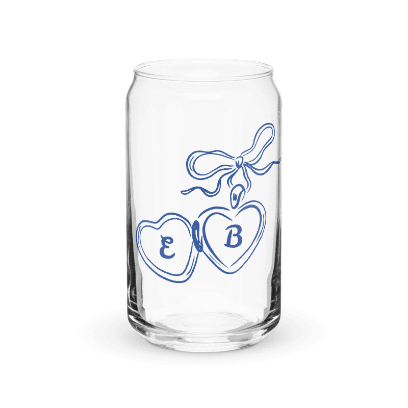 Custom Initials Locket Glass