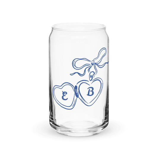 Custom Initials Locket Glass