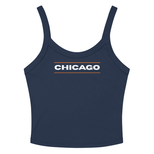 Chicago Navy & Orange Tank Top