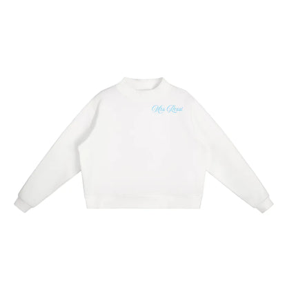 CUSTOM Last Name, Bridal Mockneck Sweatshirt (Multiple Colors)