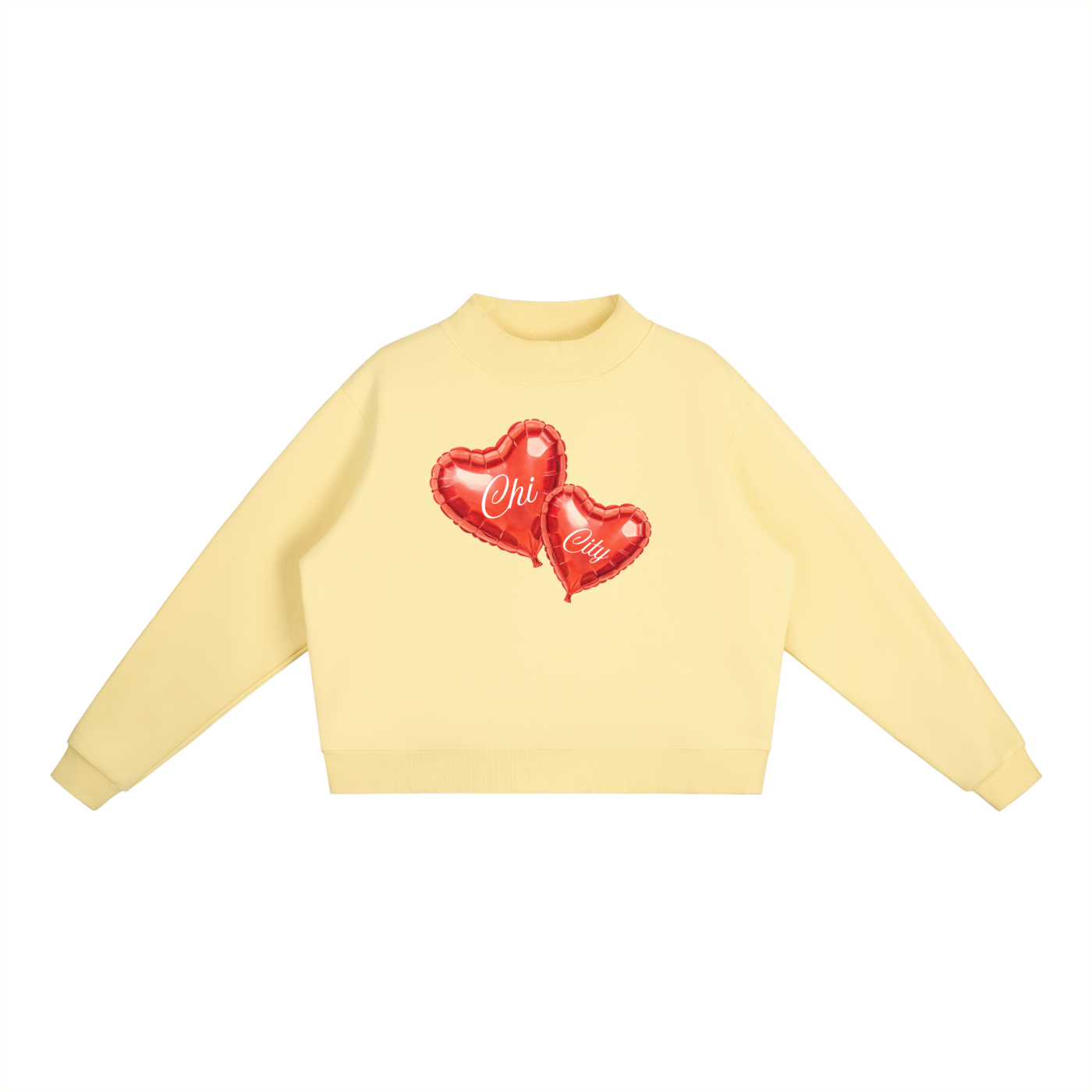 Chi City Balloons Mockneck Sweatshirt (Multiple Colors)