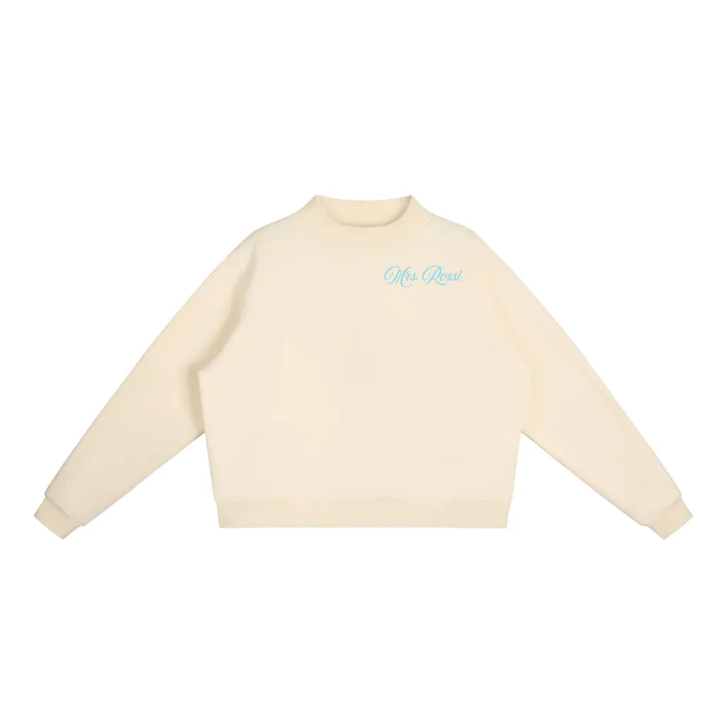 CUSTOM Last Name, Bridal Mockneck Sweatshirt (Multiple Colors)
