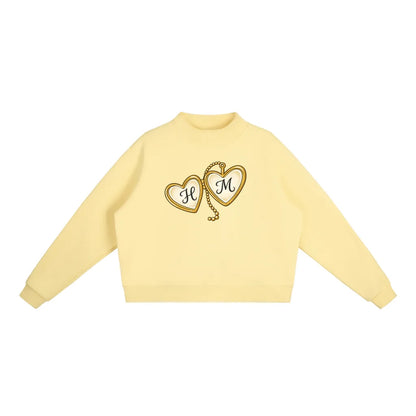CUSTOM Initials Mockneck Sweatshirt (Multiple Colors)