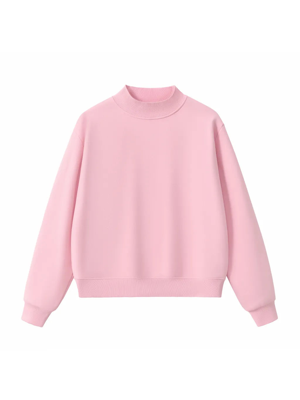 BLANK Mockneck Sweatshirt, Multiple Colors