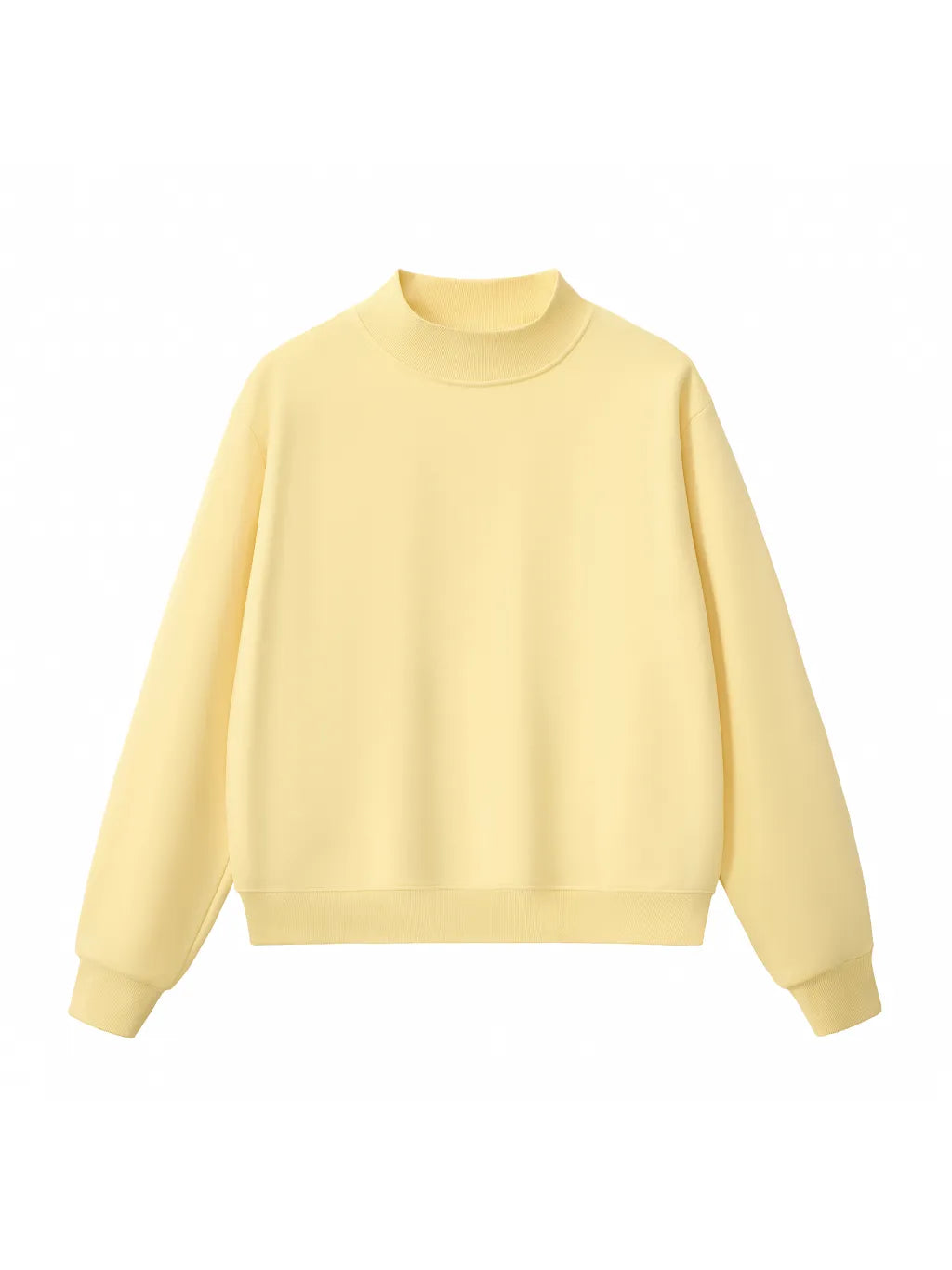 BLANK Mockneck Sweatshirt, Multiple Colors