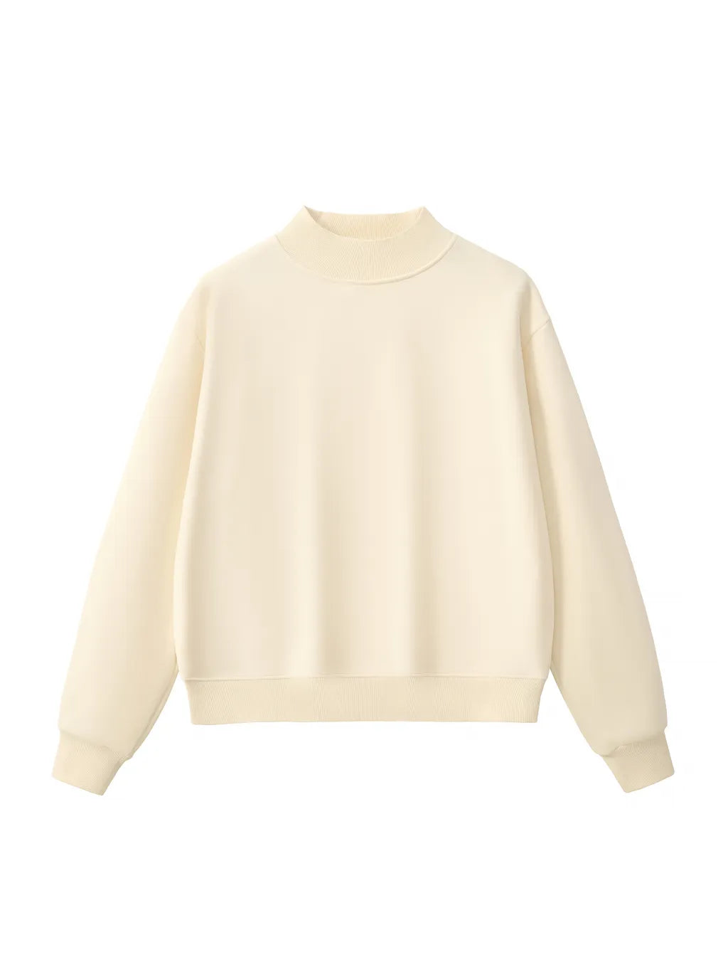 BLANK Mockneck Sweatshirt, Multiple Colors
