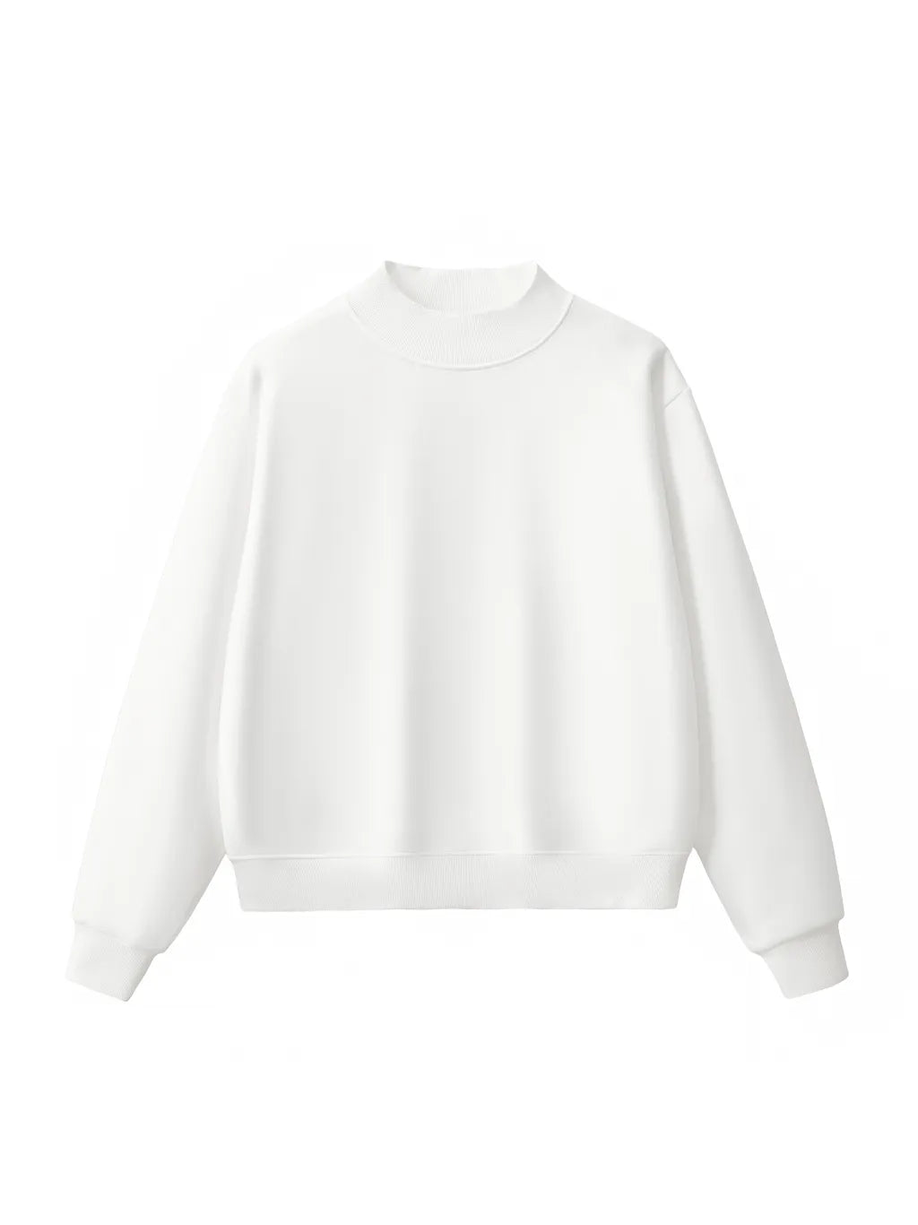 BLANK Mockneck Sweatshirt, Multiple Colors