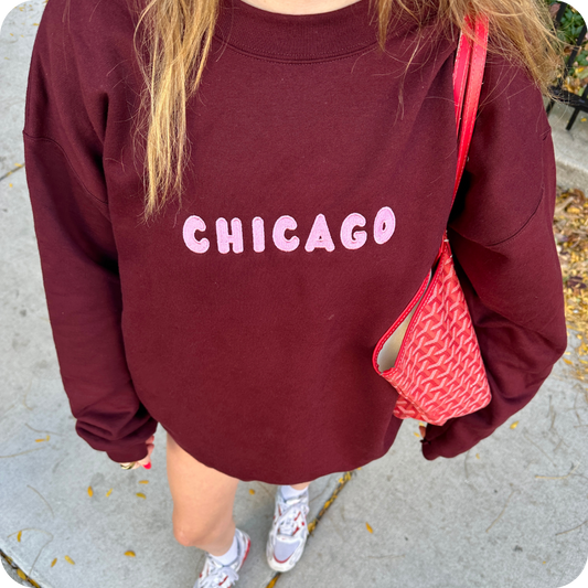 CHICAGO (Embroidered) Sweatshirt