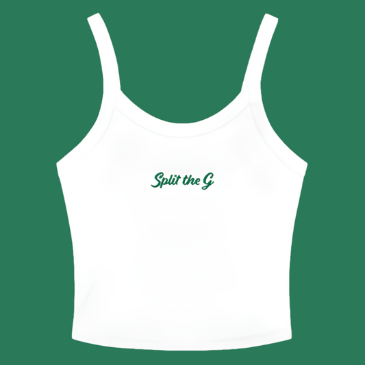 Split the G - Embroidered Tank Top