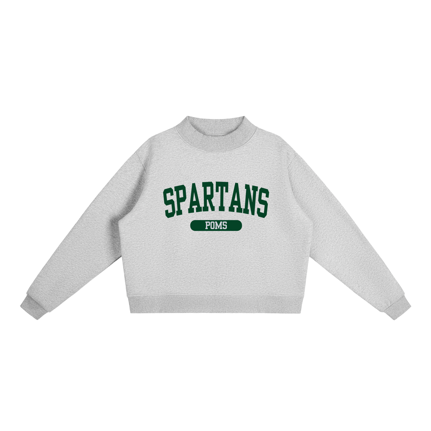 PRIVATE_Athletic Vibe Poms Mockneck Sweatshirt