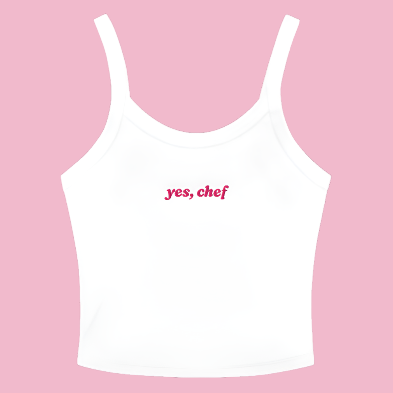 Yes, Chef - Embroidered Tank Top